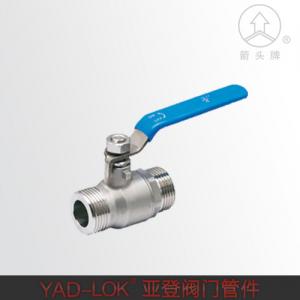二片式外螺紋球閥